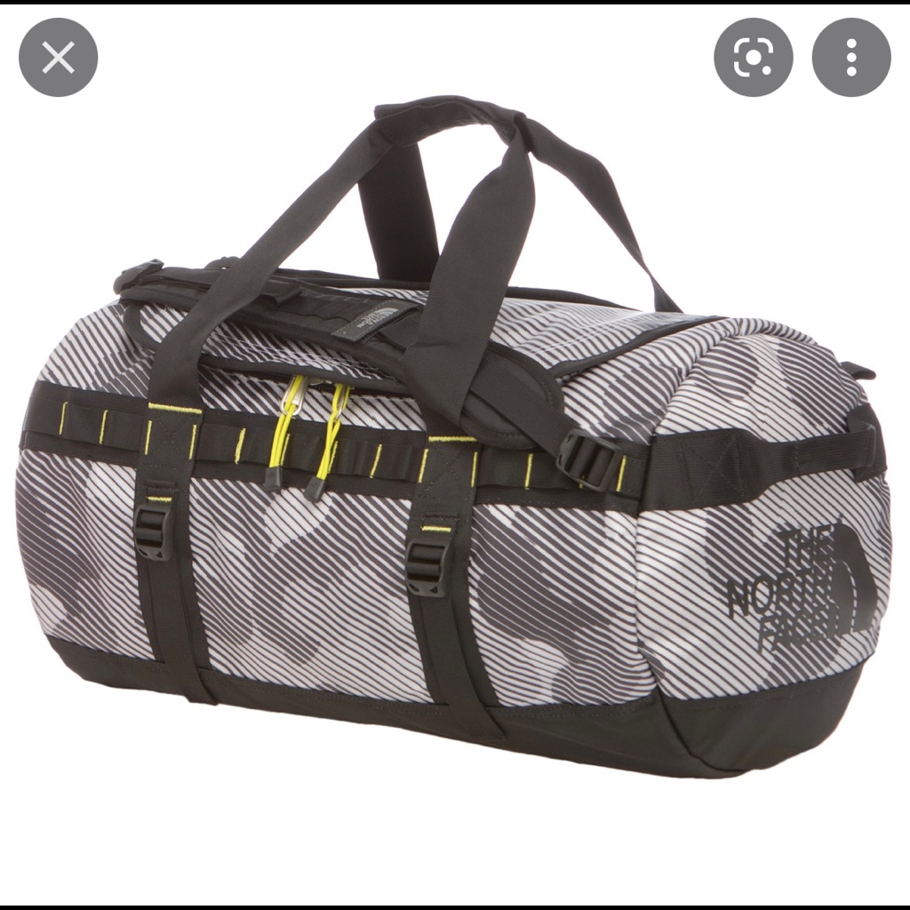 Vintage North Face Base Camp Duffle Nos Nwt. Retired Design, Snow Macrofleck